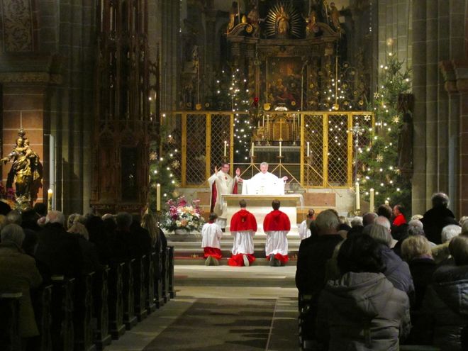 Heilige Messe am Neujahrsabend 2013 im Dom zu Fritzlar
